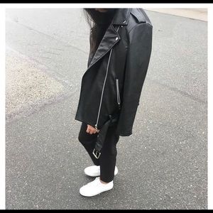 OAK + FORT Vegan Leather jacket